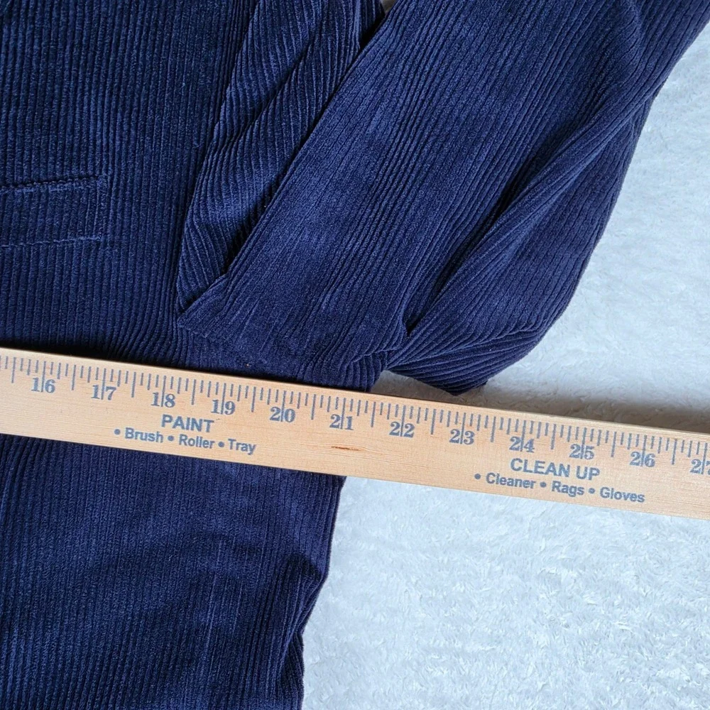 NEW Jos A Bank 1905 Navy Men 42 Regular Spandex Tailored Fit Corduroy 7859 L/S